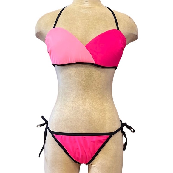 Express Other - Last chance…Express Bikini Swimsuit Pink Bandeau L Large
